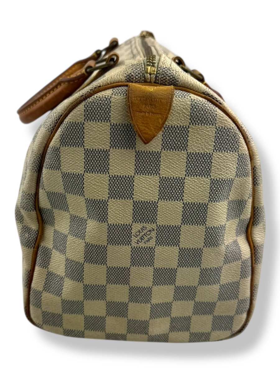 Louis Vuitton Speedy 30 Damier Azur Handbag - Lux Central