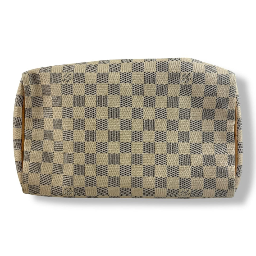 Louis Vuitton Speedy 30 Damier Azur Handbag - Lux Central