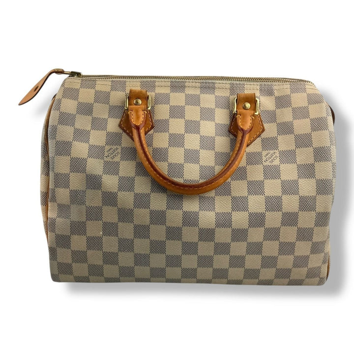 Louis Vuitton Speedy 30 Damier Azur Handbag - Lux Central