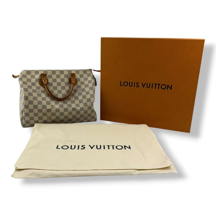 Louis Vuitton Speedy 30 Damier Azur Handbag - Lux Central