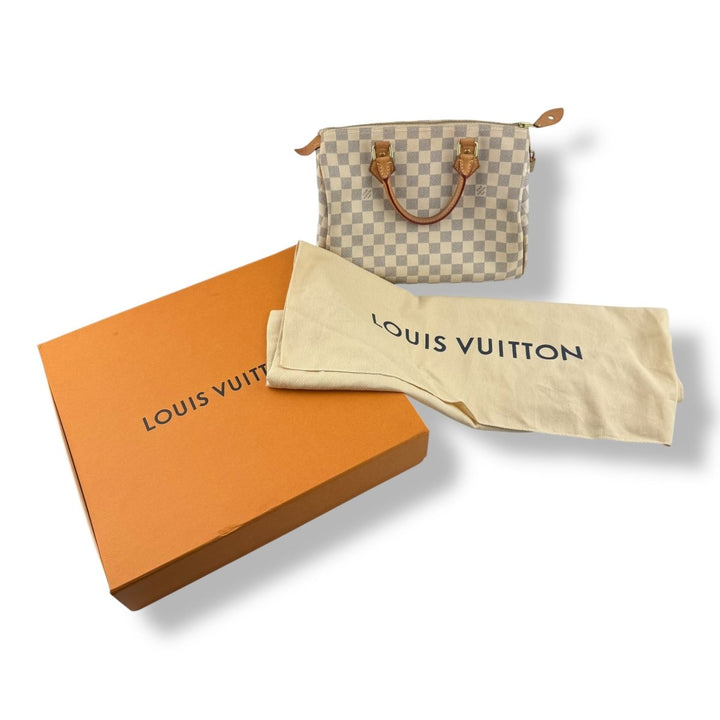 Louis Vuitton Speedy 30 Damier Azur Handbag - Lux Central