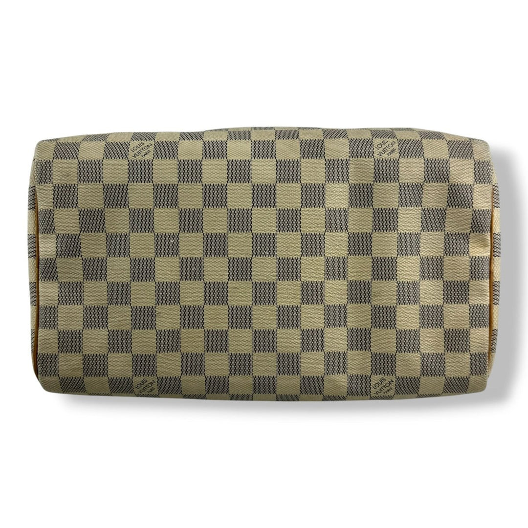 Louis Vuitton Speedy 30 Damier Azur Handbag - Lux Central