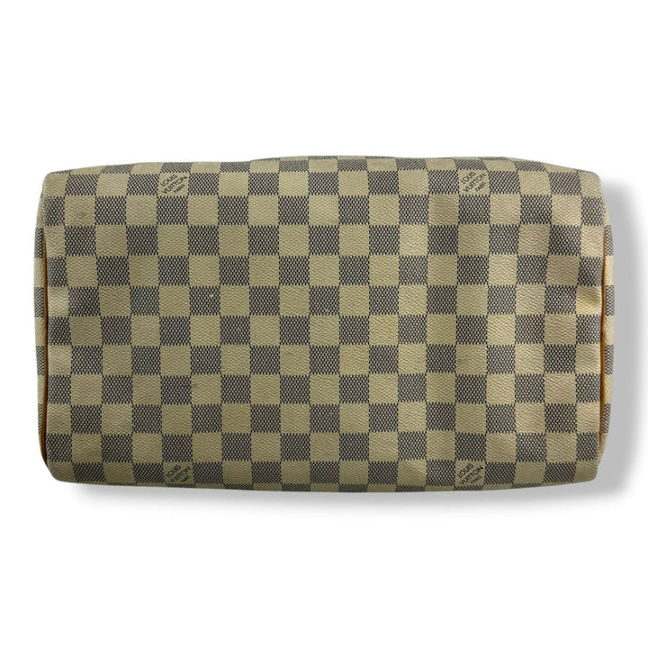 Louis Vuitton Speedy 30 Damier Azur Handbag - Lux Central