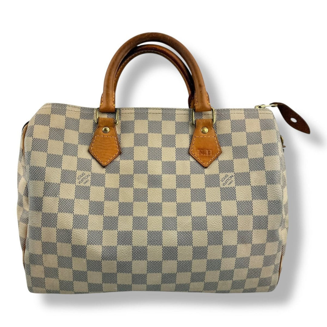 Louis Vuitton Speedy 30 Damier Azur Handbag - Lux Central