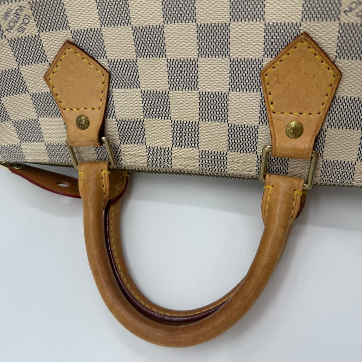Louis Vuitton Speedy 30 Damier Azur Handbag - Lux Central