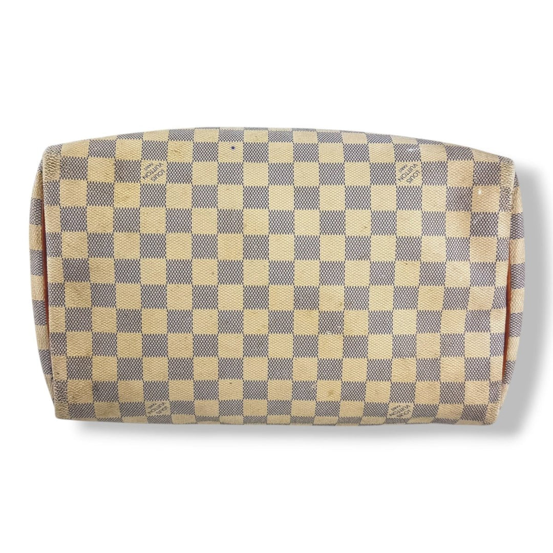 Louis Vuitton Speedy 30 Damier Azur Handbag - Lux Central