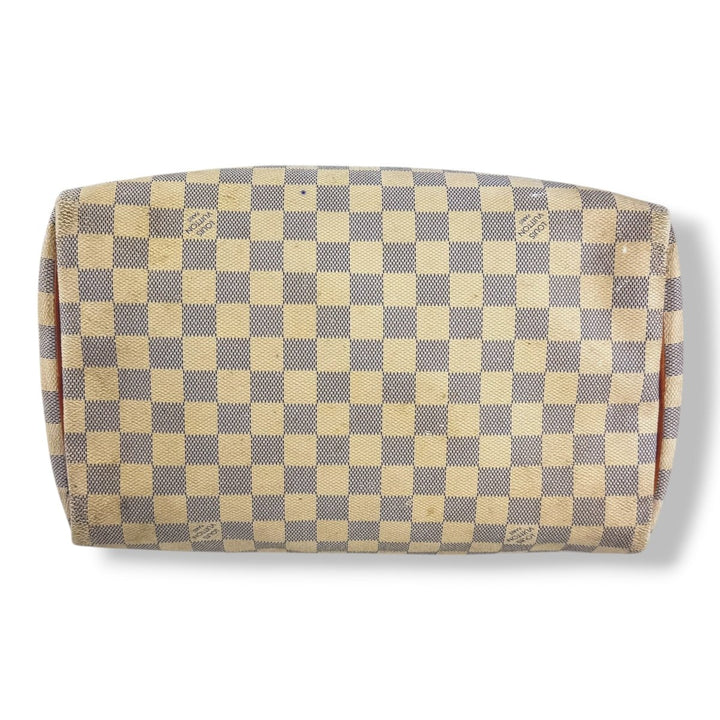 Louis Vuitton Speedy 30 Damier Azur Handbag - Lux Central