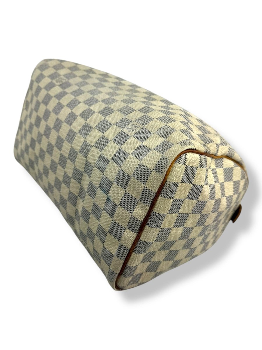 Louis Vuitton Speedy 30 Damier Azur Handbag - Lux Central