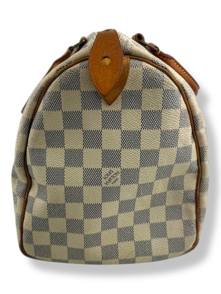Louis Vuitton Speedy 30 Damier Azur Handbag - Lux Central