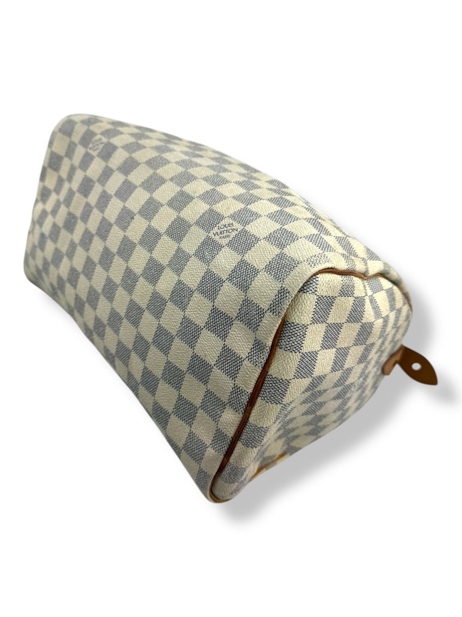 Louis Vuitton Speedy 30 Damier Azur Handbag - Lux Central