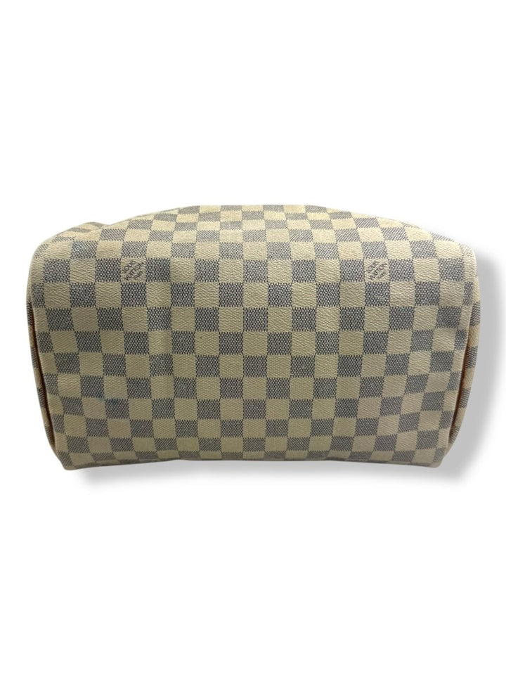Louis Vuitton Speedy 30 Damier Azur Handbag - Lux Central