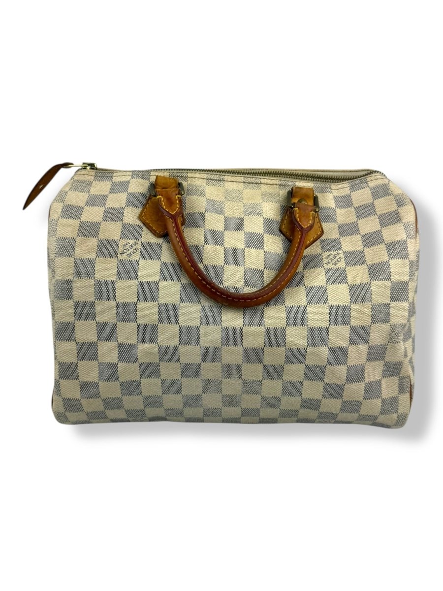 Louis Vuitton Speedy 30 Damier Azur Handbag - Lux Central