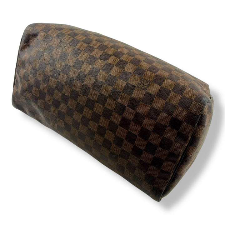 Louis Vuitton Speedy 35 Brown Damier Handbag - Lux Central