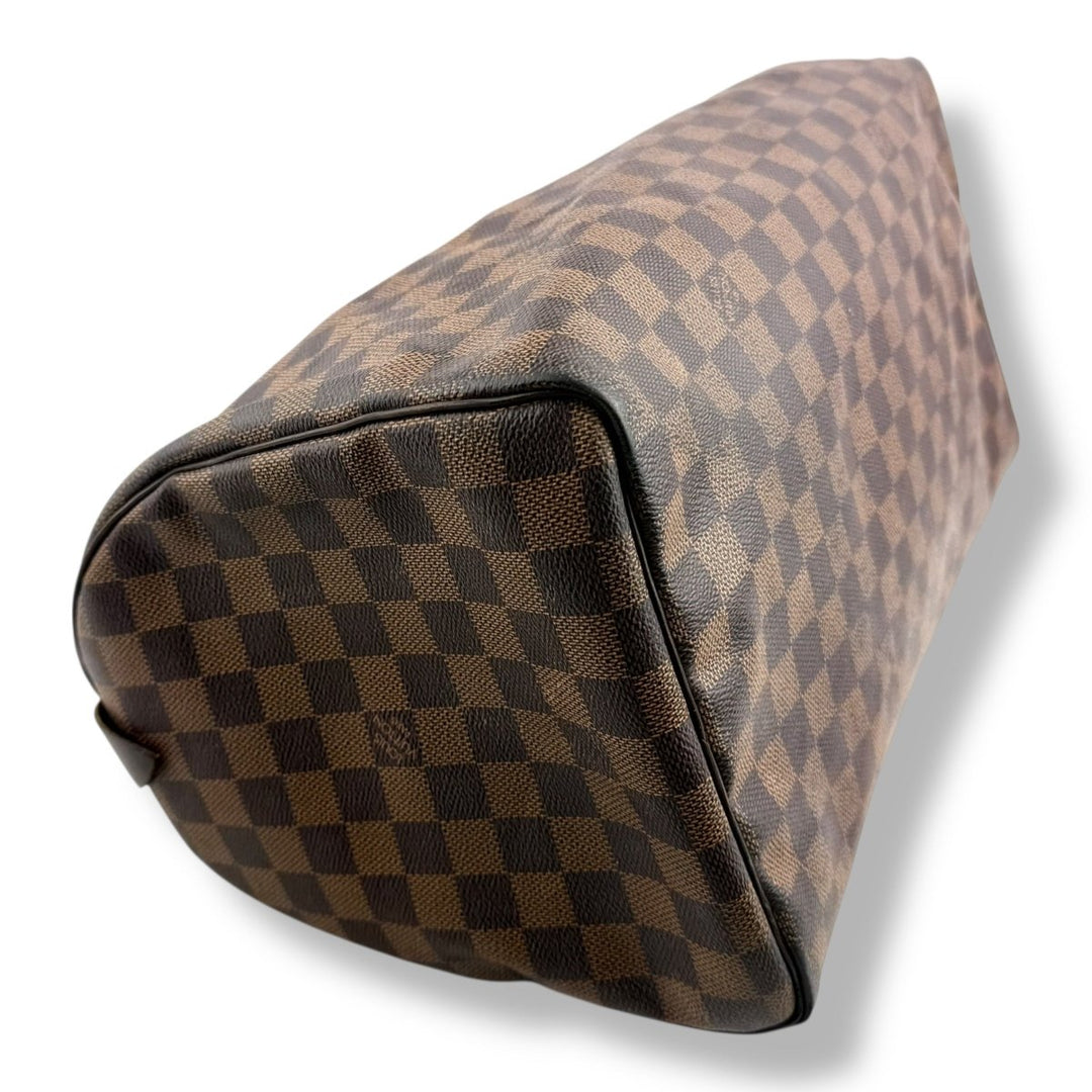 Louis Vuitton Speedy 35 Brown Damier Handbag - Lux Central