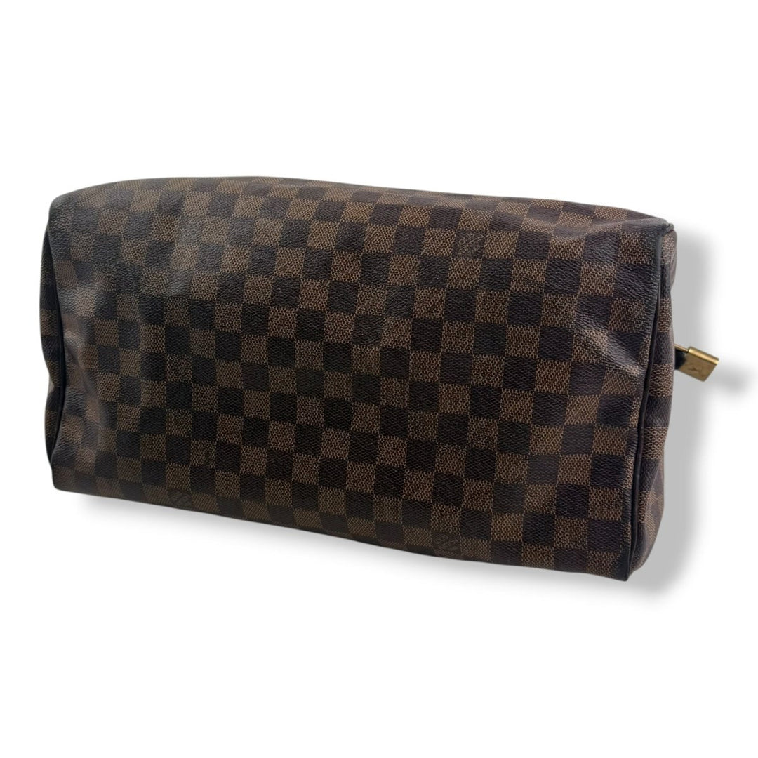 Louis Vuitton Speedy 35 Brown Damier Handbag - Lux Central