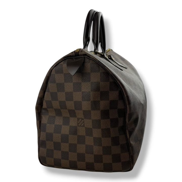 Louis Vuitton Speedy 35 Brown Damier Handbag - Lux Central