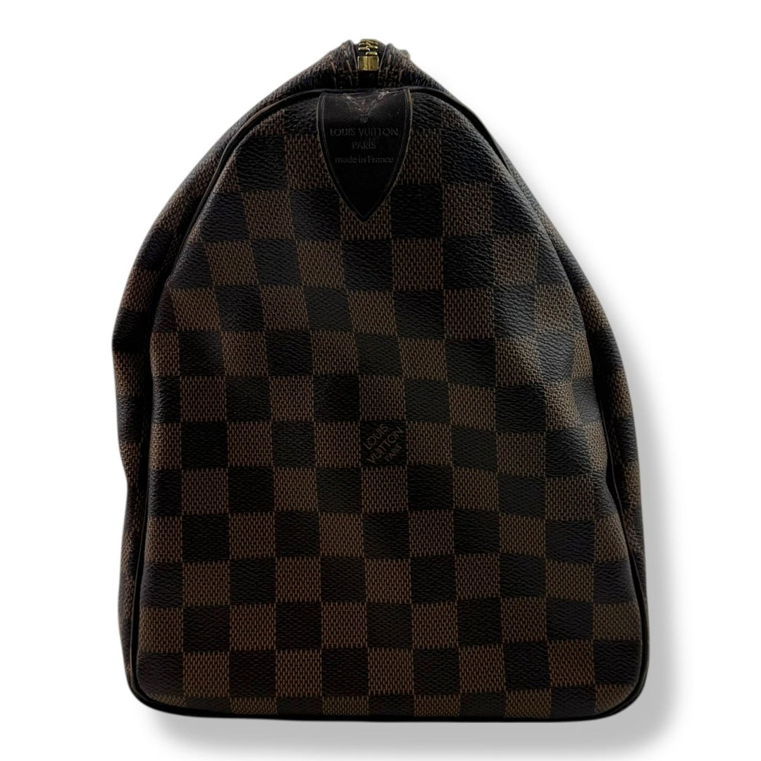 Louis Vuitton Speedy 35 Brown Damier Handbag - Lux Central