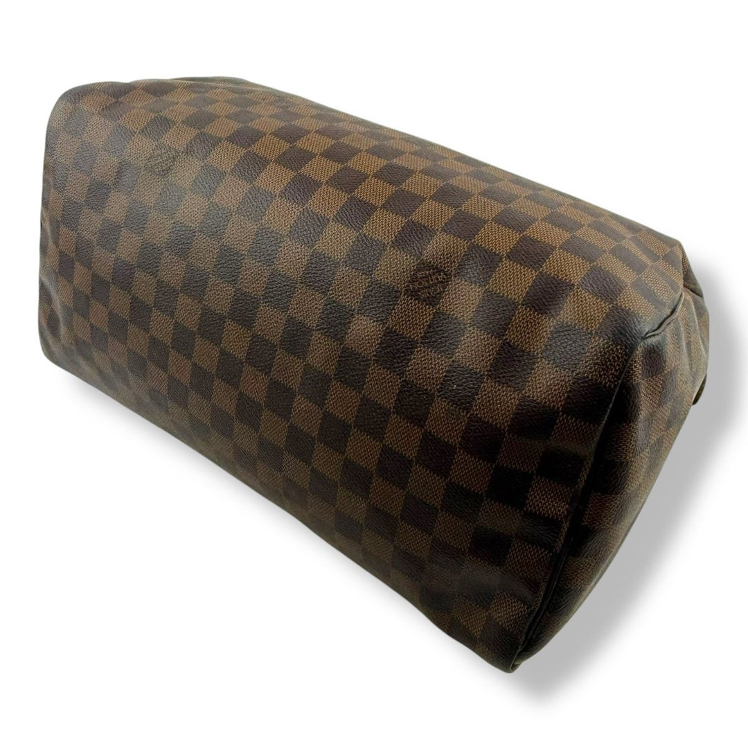 Louis Vuitton Speedy 35 Brown Damier Handbag - Lux Central