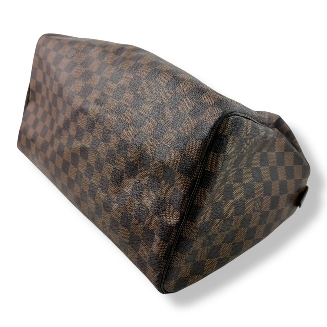 Louis Vuitton Speedy 35 Brown Damier Handbag - Lux Central