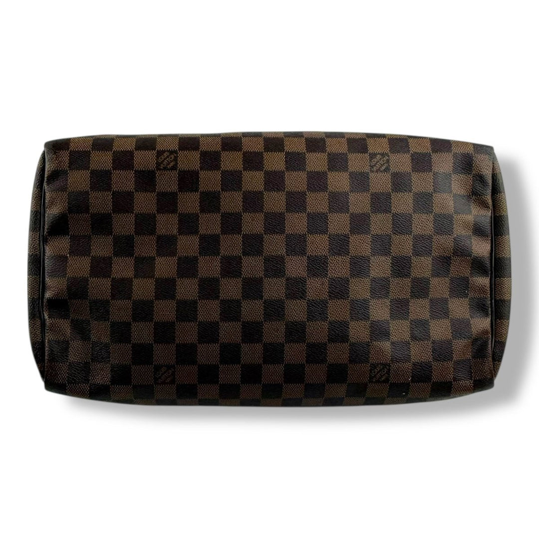 Louis Vuitton Speedy 35 Brown Damier Handbag - Lux Central