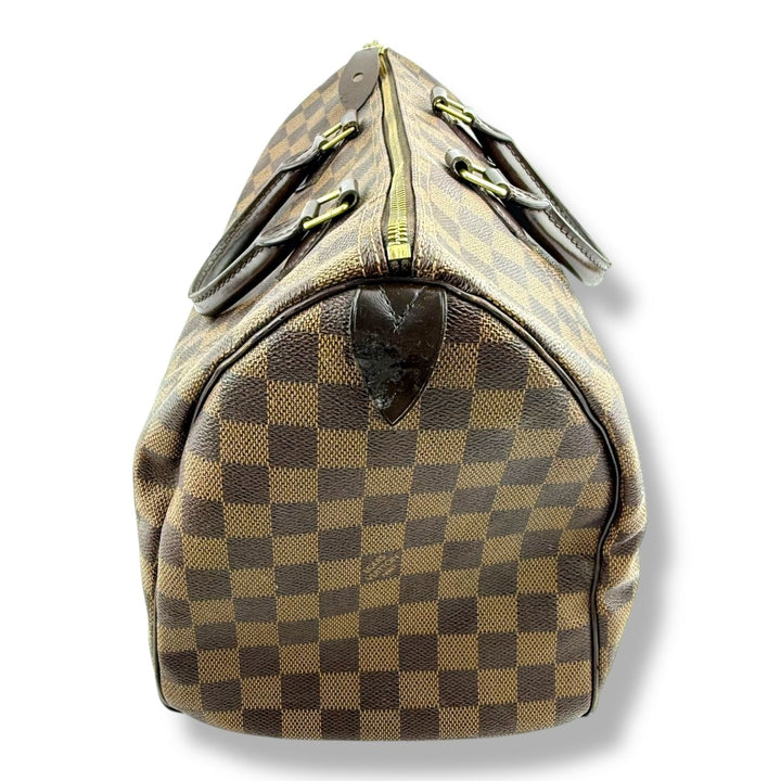 Louis Vuitton Speedy 35 Brown Damier Handbag - Lux Central