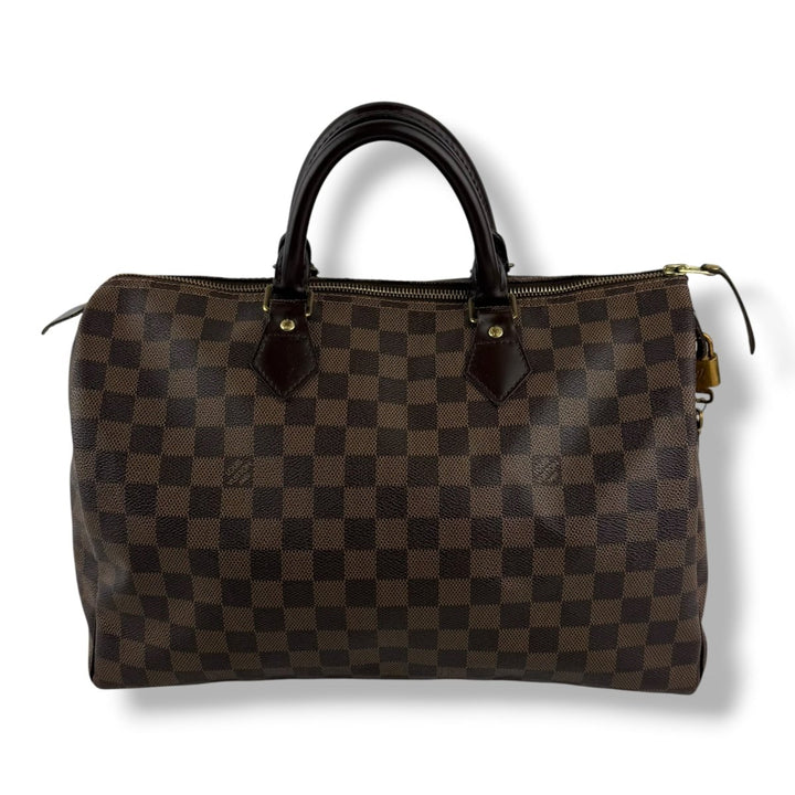 Louis Vuitton Speedy 35 Brown Damier Handbag - Lux Central