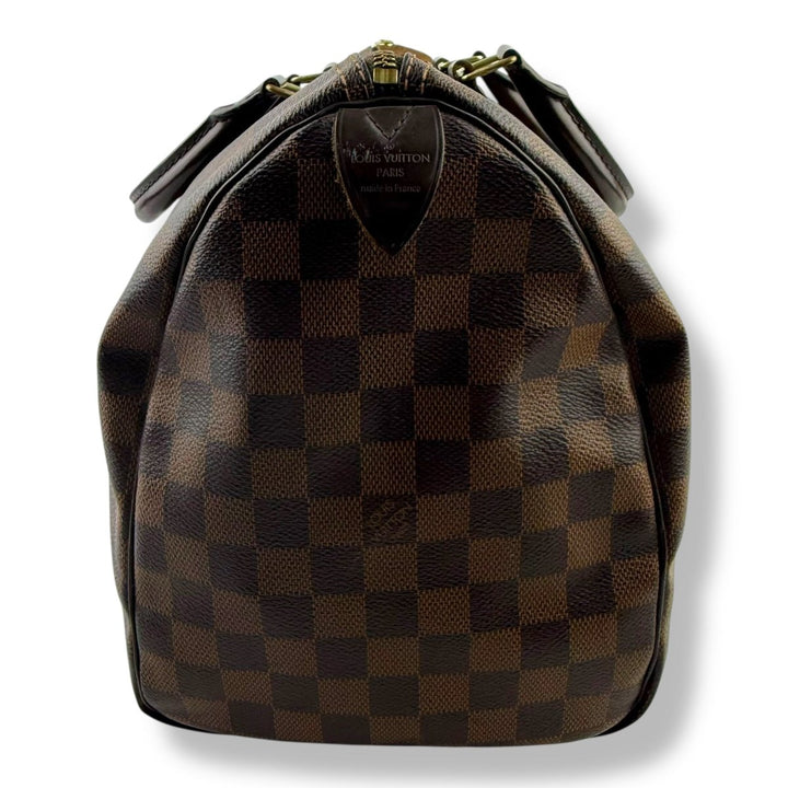 Louis Vuitton Speedy 35 Brown Damier Handbag - Lux Central