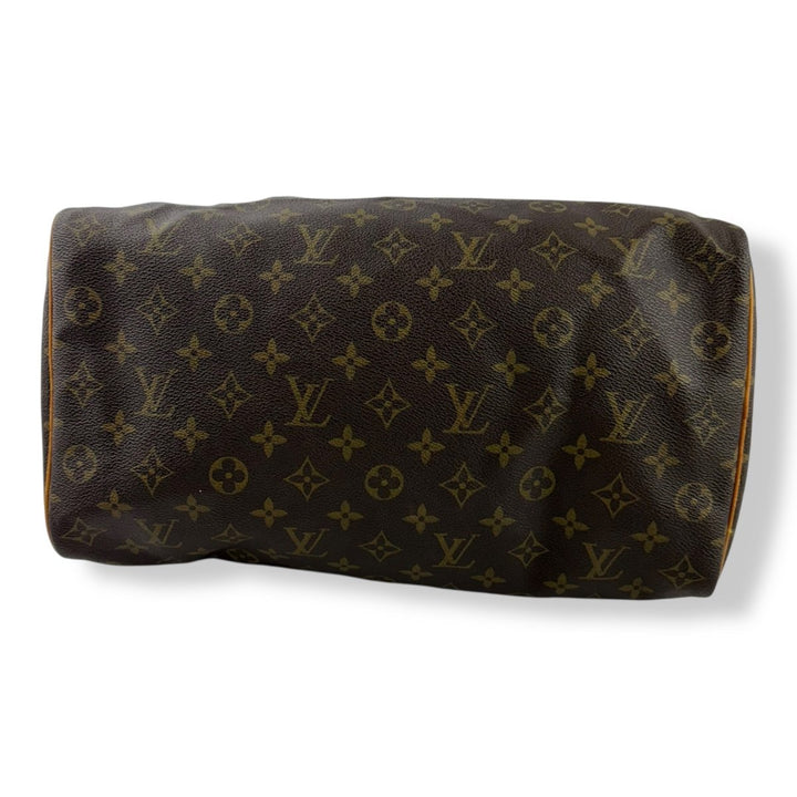 Louis Vuitton Speedy 35 Brown Monogram Handbag - Lux Central