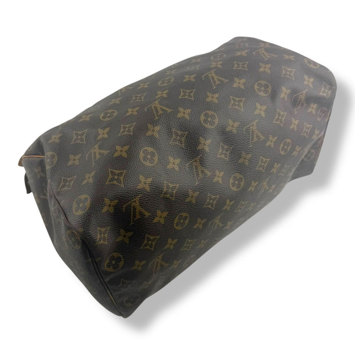 Louis Vuitton Speedy 35 Brown Monogram Handbag - Lux Central