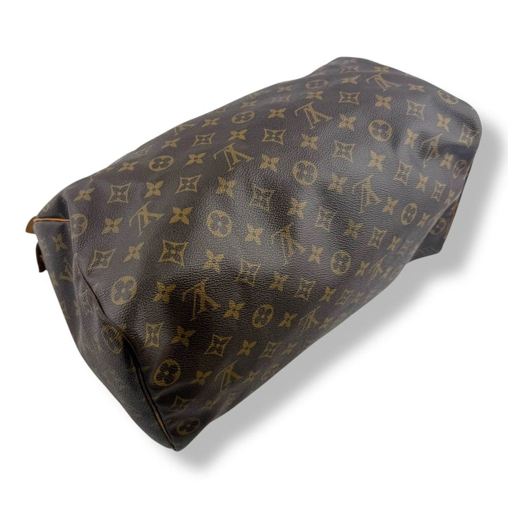 Louis Vuitton Speedy 35 Brown Monogram Handbag - Lux Central