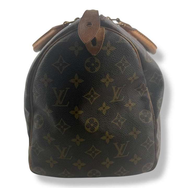 Louis Vuitton Speedy 35 Brown Monogram Handbag - Lux Central