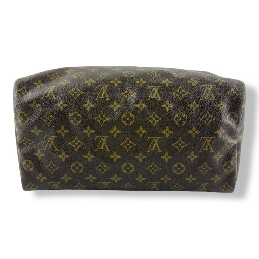 Louis Vuitton Speedy 35 Brown Monogram Handbag - Lux Central