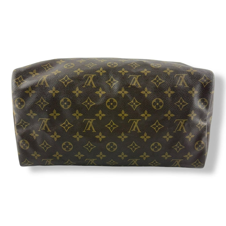 Louis Vuitton Speedy 35 Brown Monogram Handbag - Lux Central