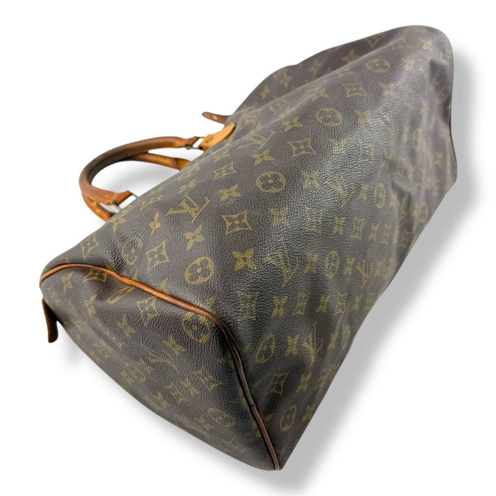 Louis Vuitton Speedy 35 Brown Monogram Handbag - Lux Central