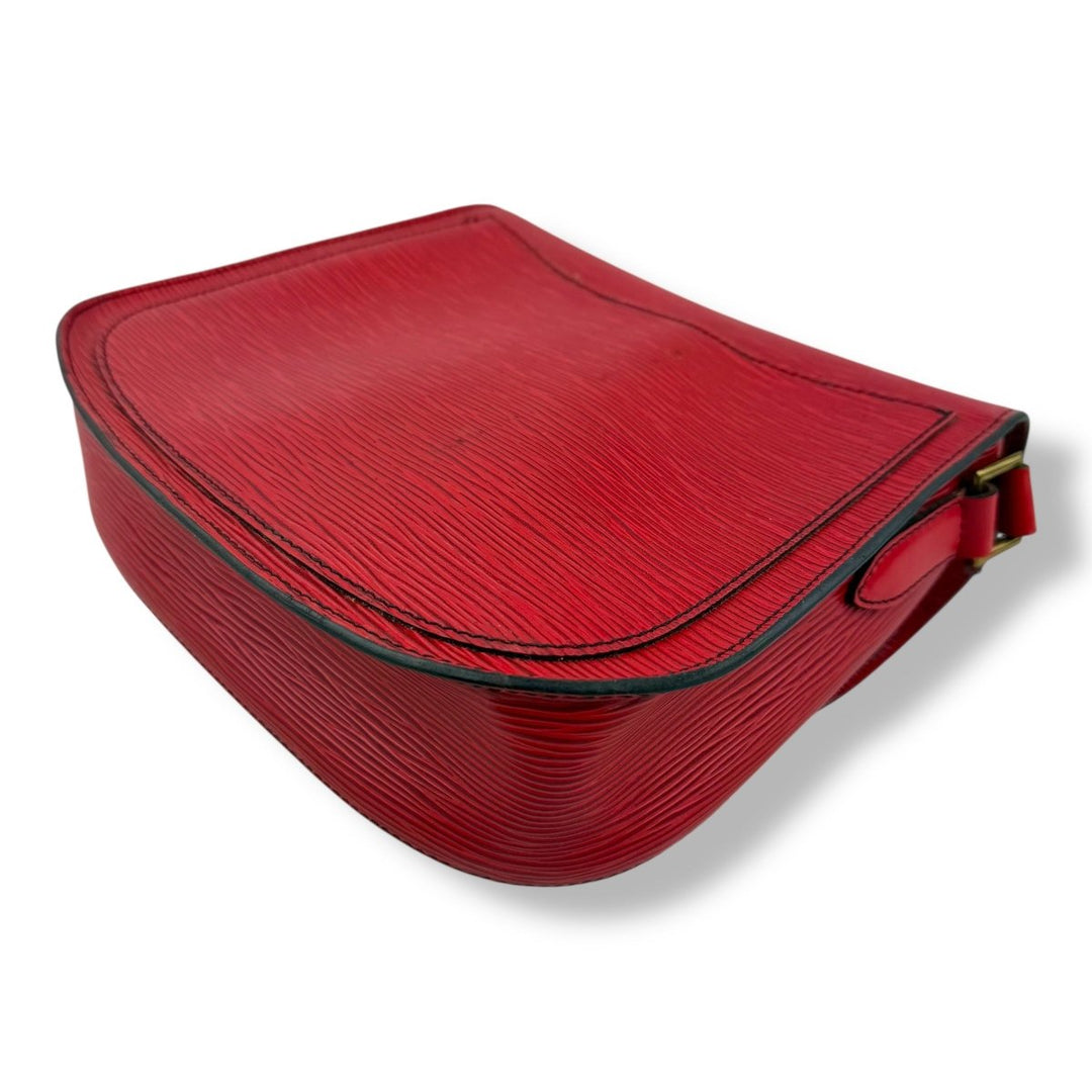 Louis Vuitton St Cloud Red Epi Leather Crossbody Handbag - Lux Central