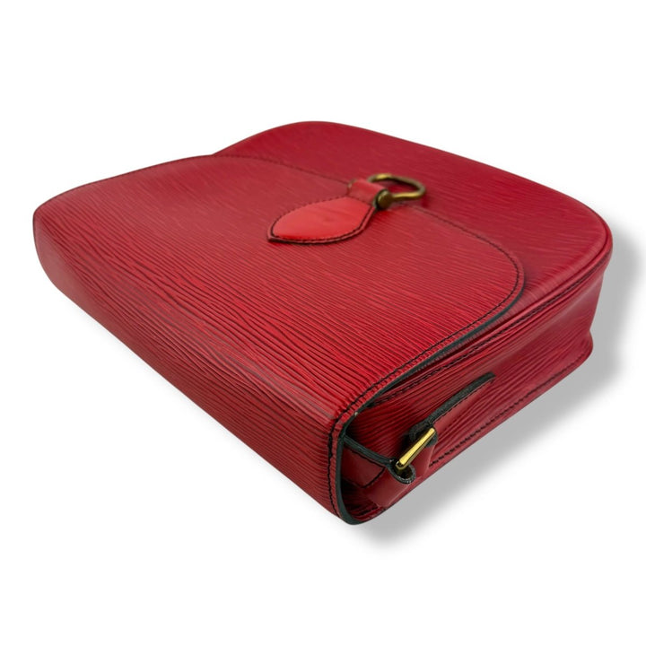 Louis Vuitton St Cloud Red Epi Leather Crossbody Handbag - Lux Central