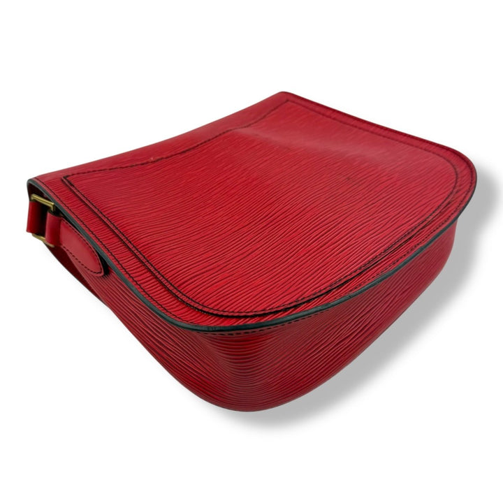 Louis Vuitton St Cloud Red Epi Leather Crossbody Handbag - Lux Central