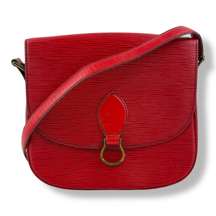 Louis Vuitton St Cloud Red Epi Leather Crossbody Handbag - Lux Central