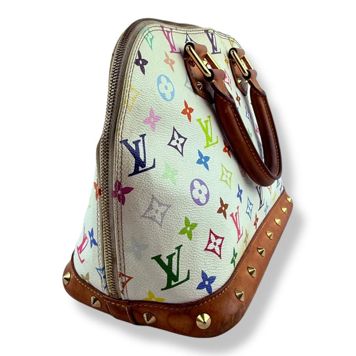 Louis Vuitton Takashi Murakami LV Monogram Multicolor Alma PM Handbag - Lux Central