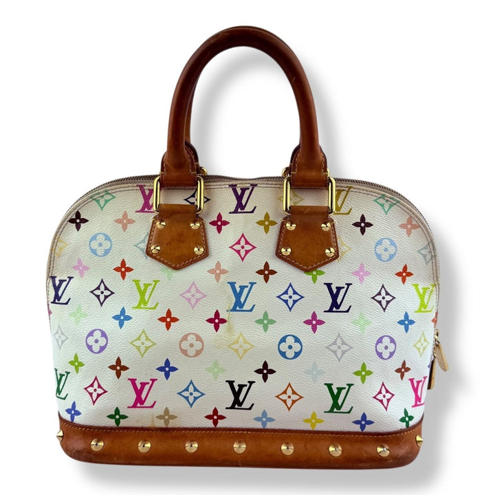 Louis Vuitton Takashi Murakami LV Monogram Multicolor Alma PM Handbag - Lux Central