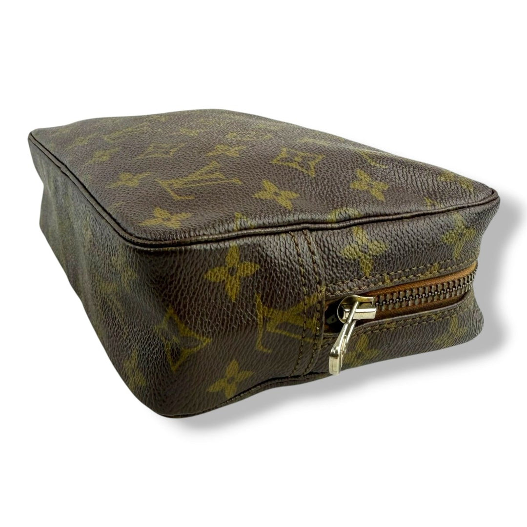 Louis Vuitton Toiletry Wash Bag Brown Monogram Toiletry Pouch - Lux Central
