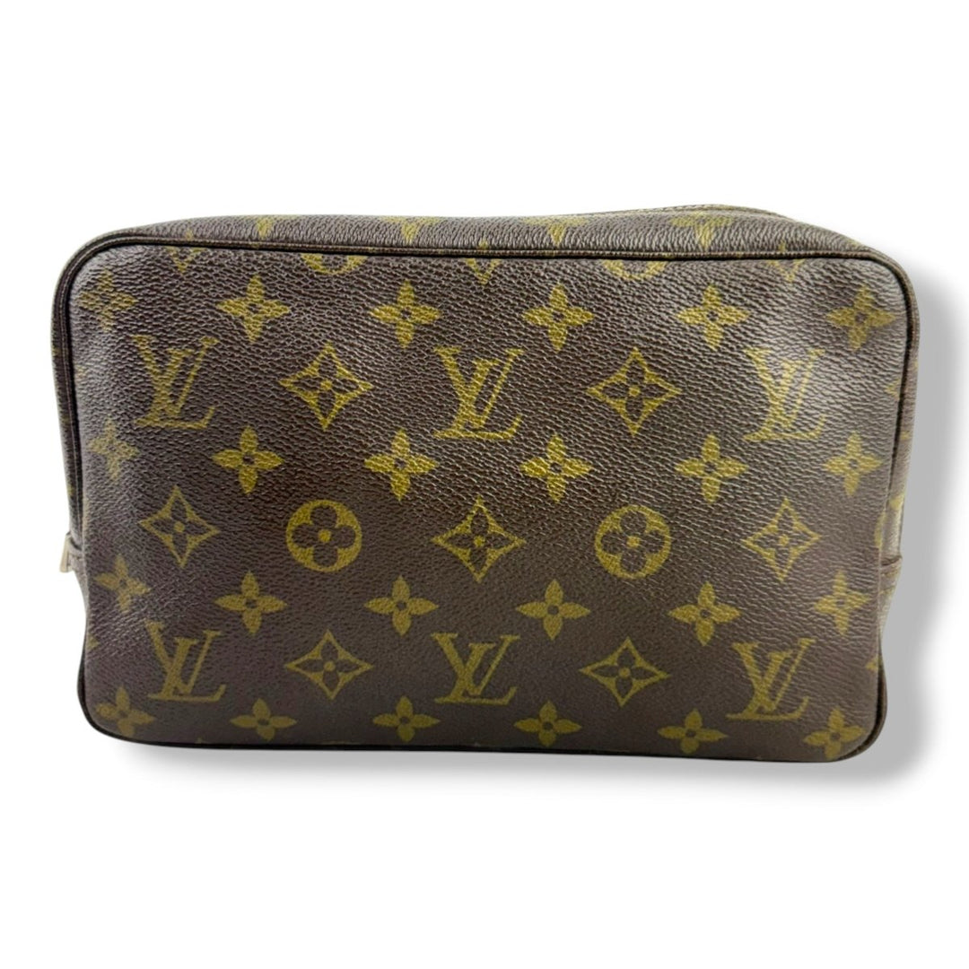 Louis Vuitton Toiletry Wash Bag Brown Monogram Toiletry Pouch - Lux Central