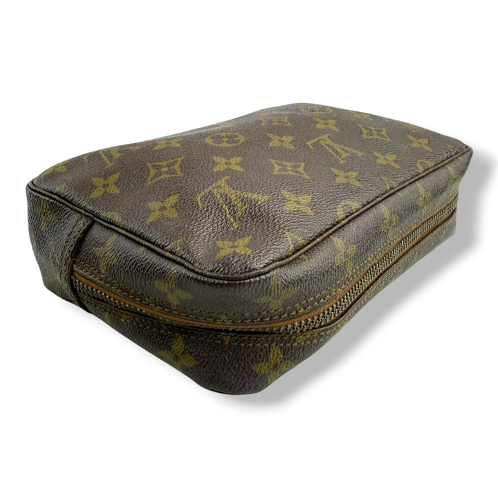 Louis Vuitton Toiletry Wash Bag Brown Monogram Toiletry Pouch - Lux Central