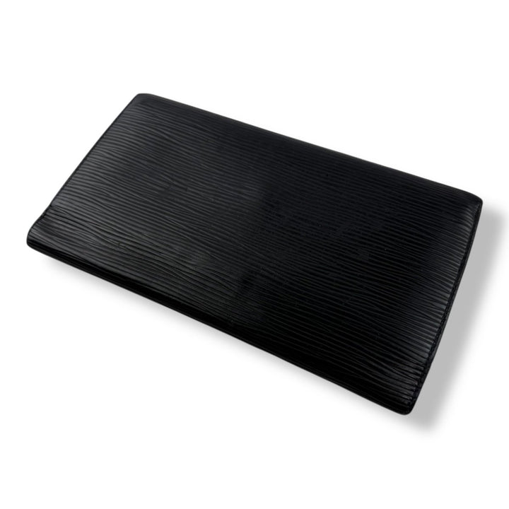 Louis Vuitton Trifold Black Epi Leather Femme Wallet - Lux Central