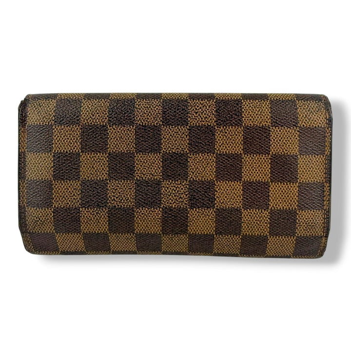 Louis Vuitton Trifold Brown Damier Femme Wallet - Lux Central