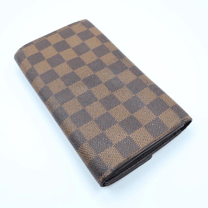 Louis Vuitton Trifold Brown Damier Femme Wallet - Lux Central