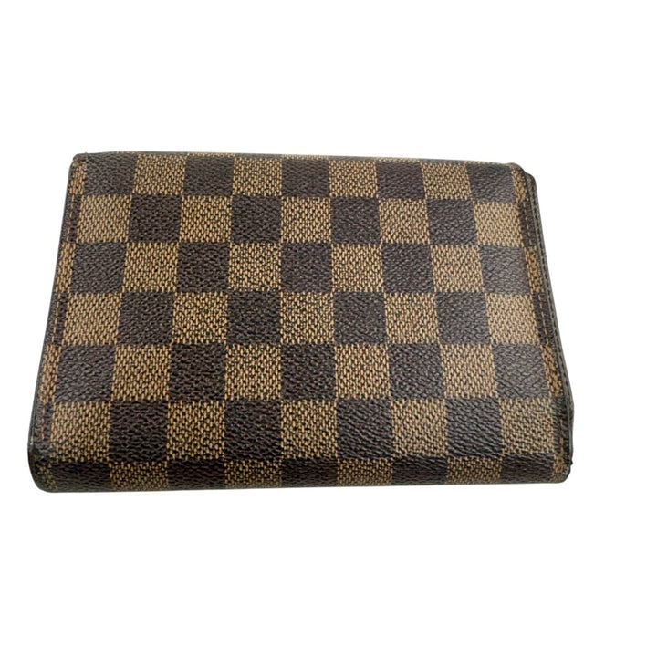 Louis Vuitton Trifold Brown Damier Femme Wallet - Lux Central
