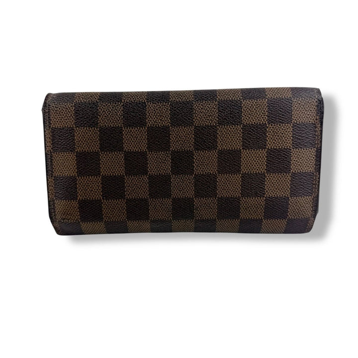 Louis Vuitton Trifold Brown Damier Femme Wallet - Lux Central