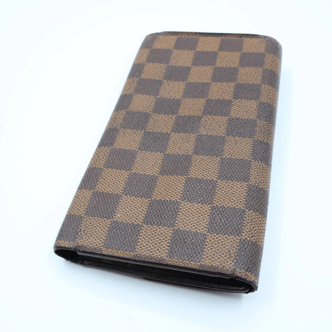 Louis Vuitton Trifold Brown Damier Femme Wallet - Lux Central