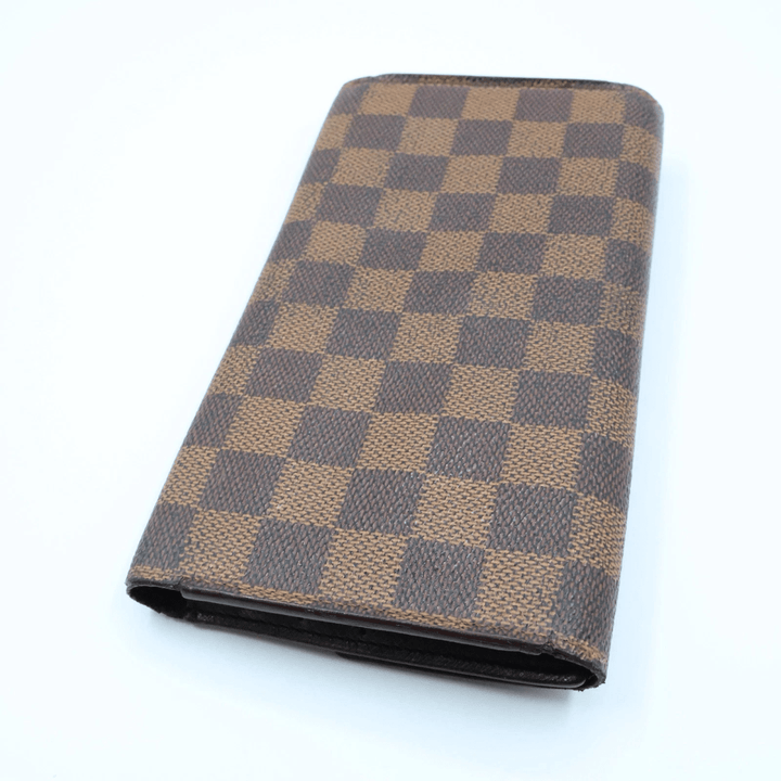 Louis Vuitton Trifold Brown Damier Femme Wallet - Lux Central